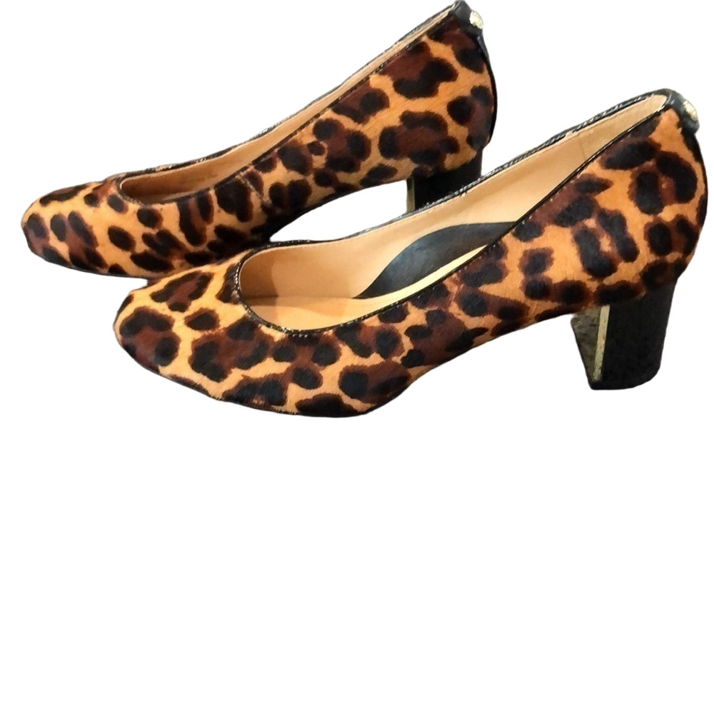 Nurture dyed calf hair leopard print pumps.  Size 7